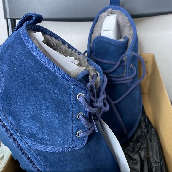 men navy blue neumel uggs size 8 - Picture 3 of 5